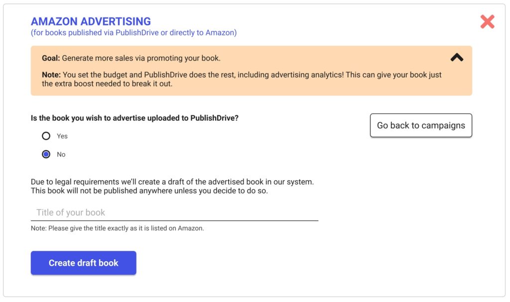 Amazon advertising for ebooks 2